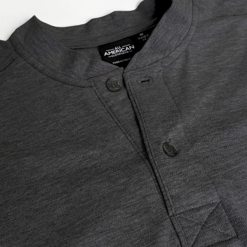 Men's Long Sleeve Henley Shirt