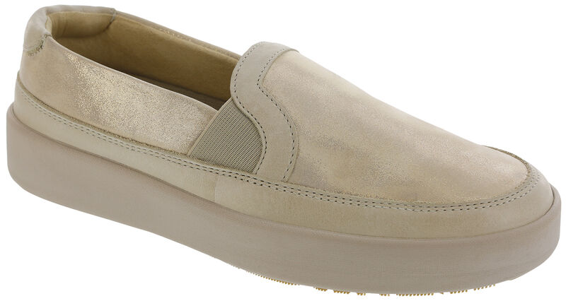 Women's Gold Slip-On Sneaker