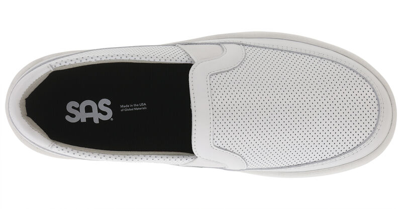 Women's White Slip-On Sneaker