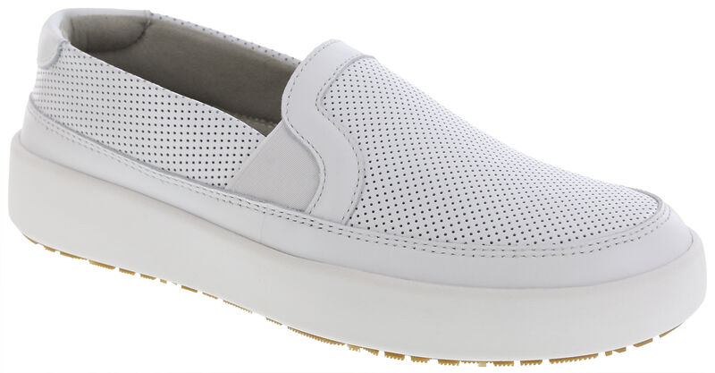 Women's White Slip-On Sneaker