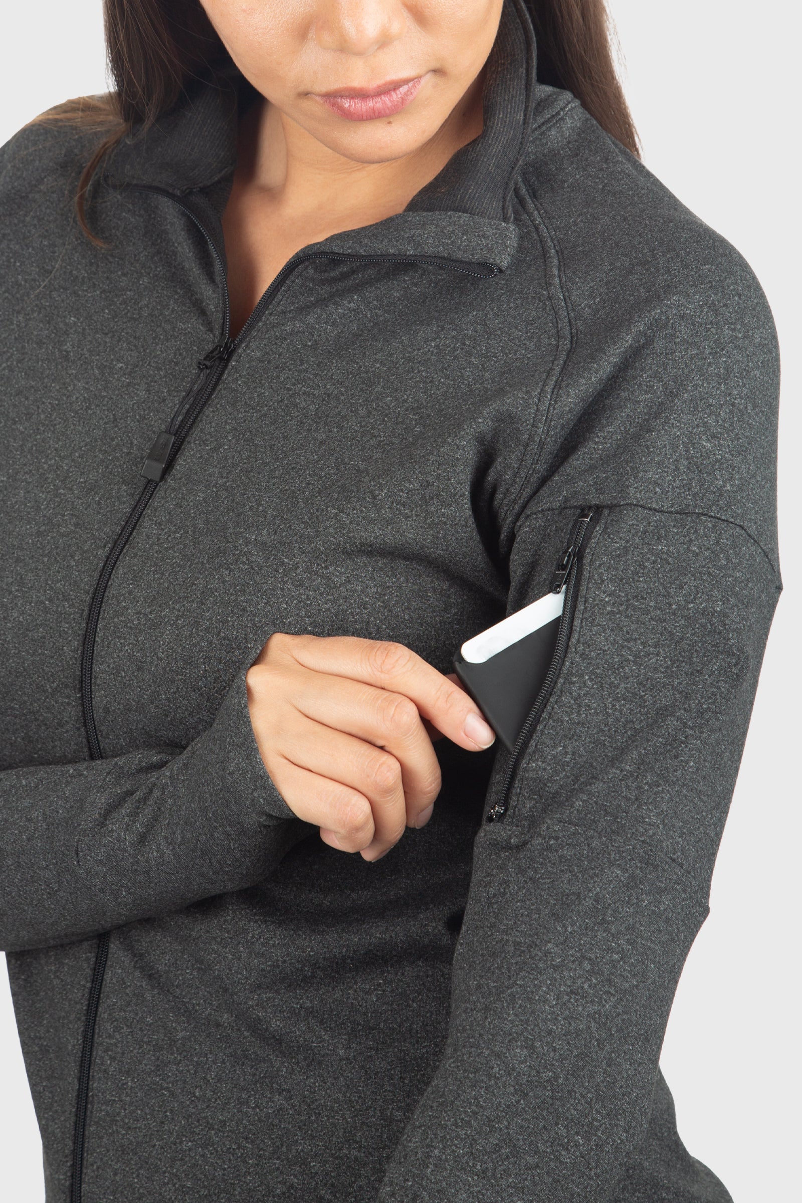 Full HEATR® SoftTECH™ Jacket - Charcoal