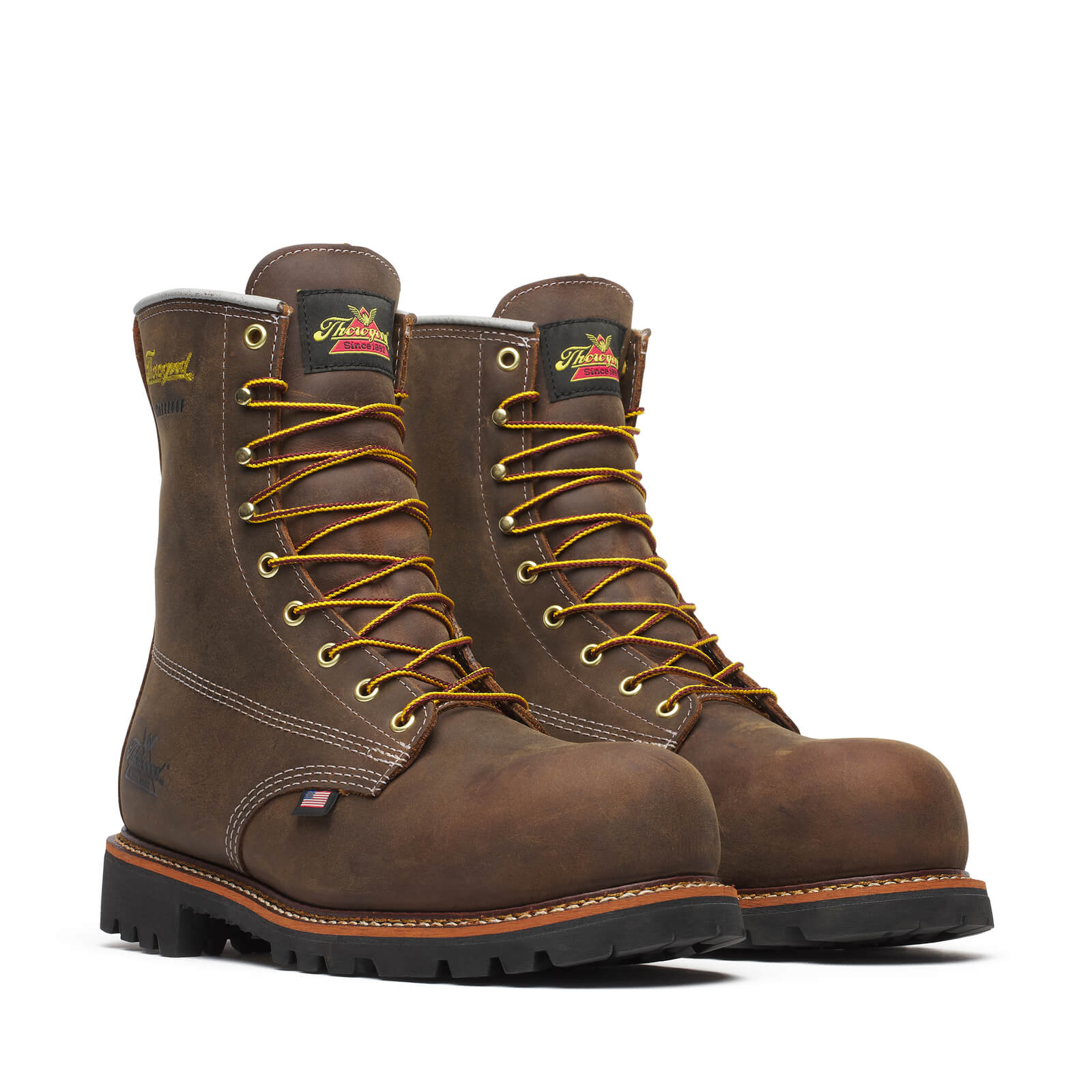 American Legacy Series 8” Crazyhorse Nano Toe Waterproof Work Boot