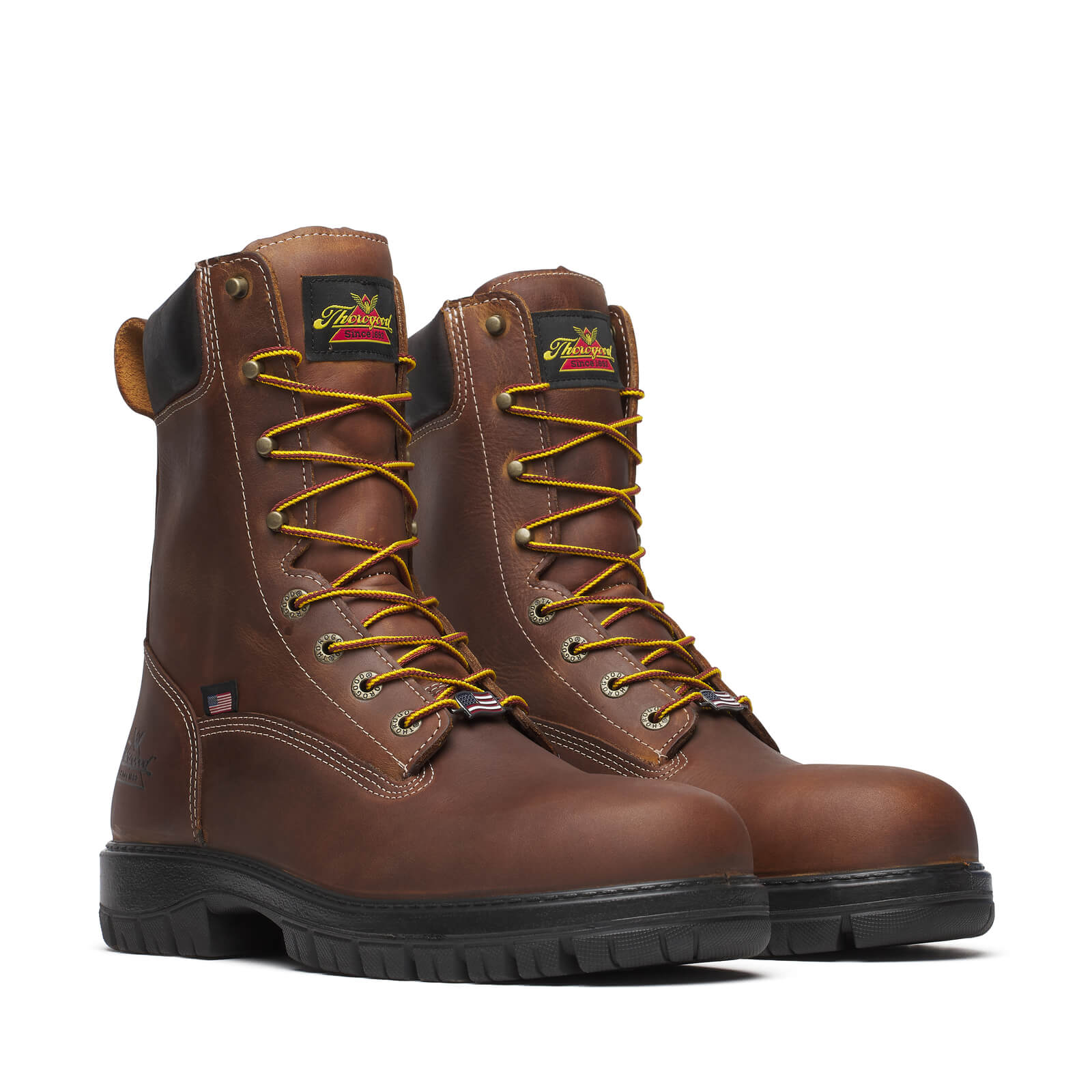 Genesis Series 8″ Bourbon Safety Toe Work Boot