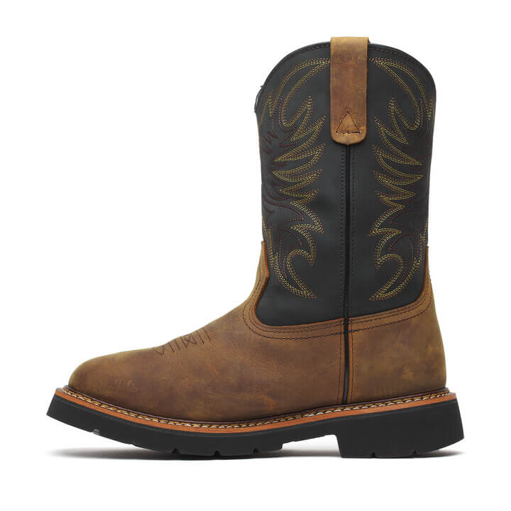 Western Work Series Square Toe Wellington 11" Waterproof Non-Safety Toe Boot