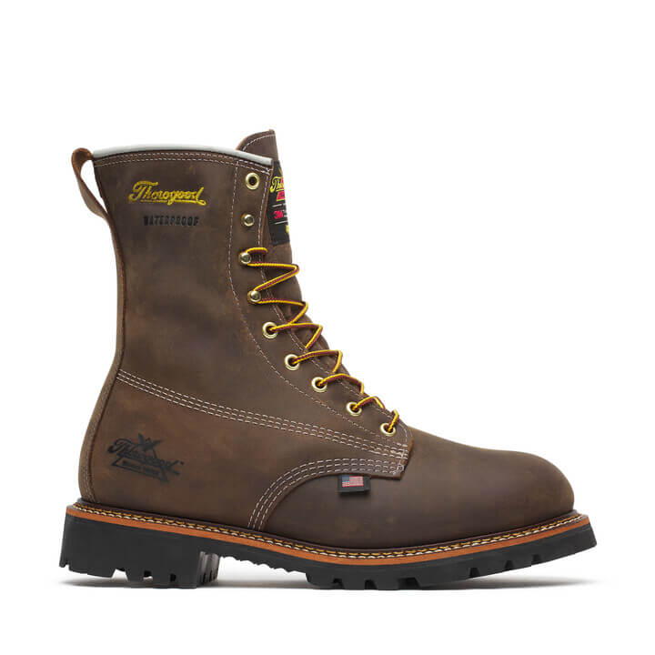 American Legacy Series 8” Crazy Horse Insulated Waterproof Work Boot