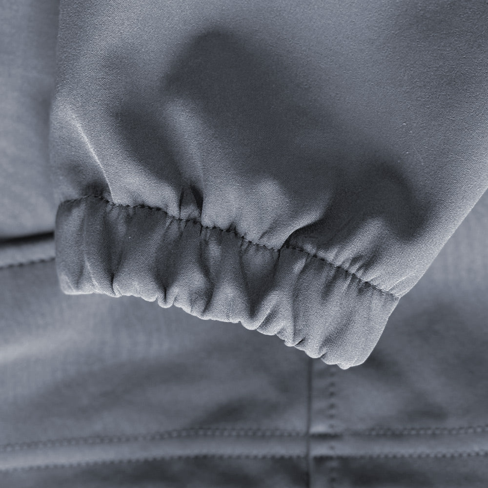 Men's Weather Resistant Soft Shell Fleece Full-Zip Jacket