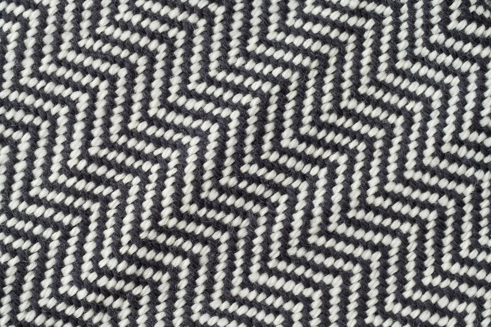 American Made Chevron Wool Throw Blanket
