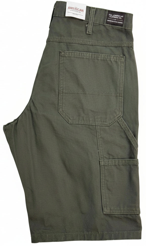 12 oz Duck Canvas Carpenter Short - Moss