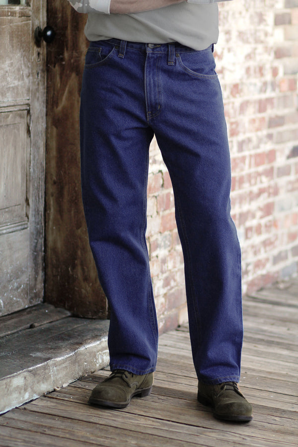 Gusset Regular Fit Jean - Stonewash