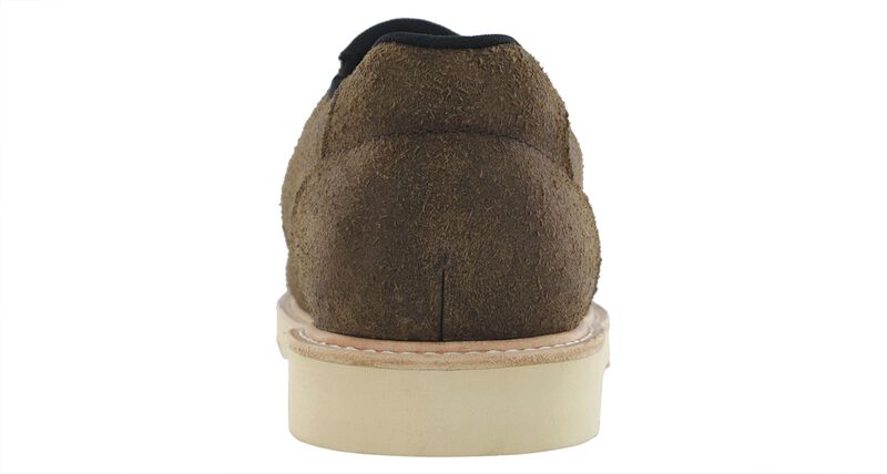 Men’s Brown Slip-On Leather Loafer w/ Slip-Resistant Sole