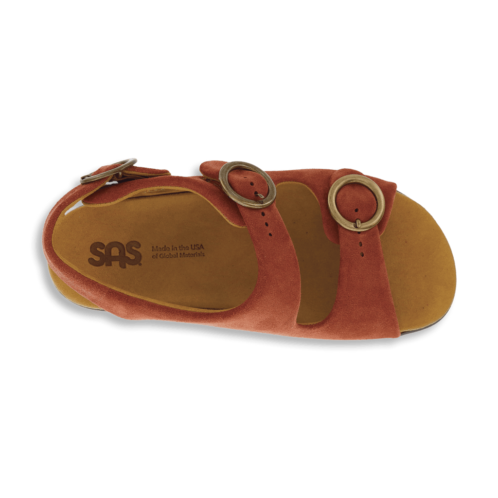 SAS Relaxed Women's Sandal - Rust