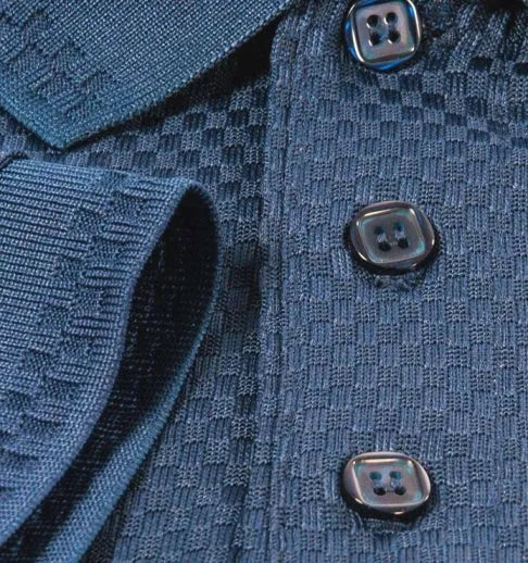 All American Clothing Co. - Men's Basket Weave Polo Akwa