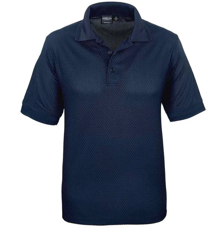 All American Clothing Co. - Men's Basket Weave Polo Akwa