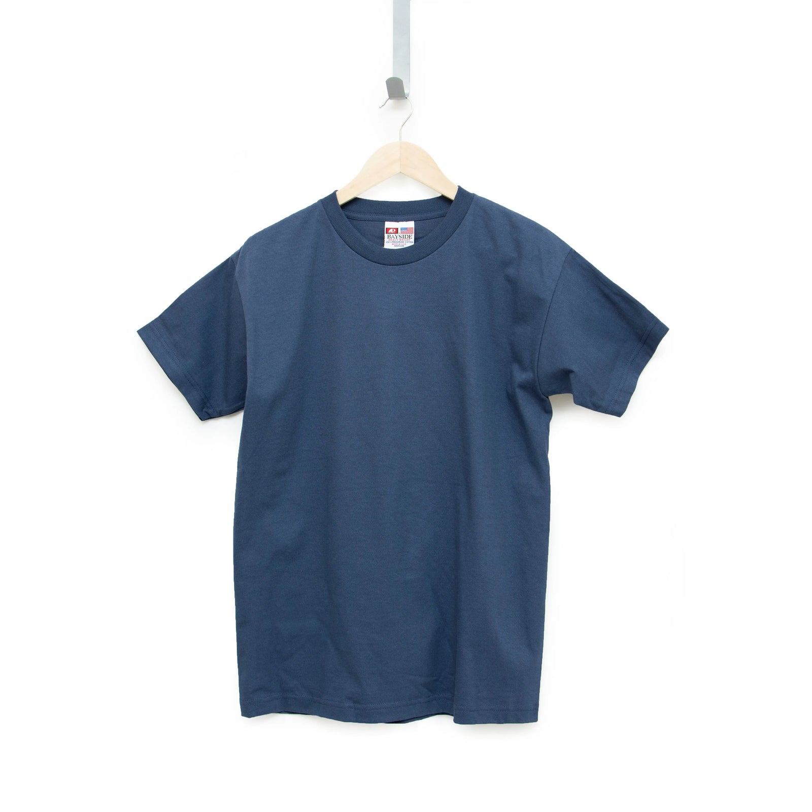 Bold Colored Heavyweight 100% Cotton T-Shirt - Made in USA Bayside