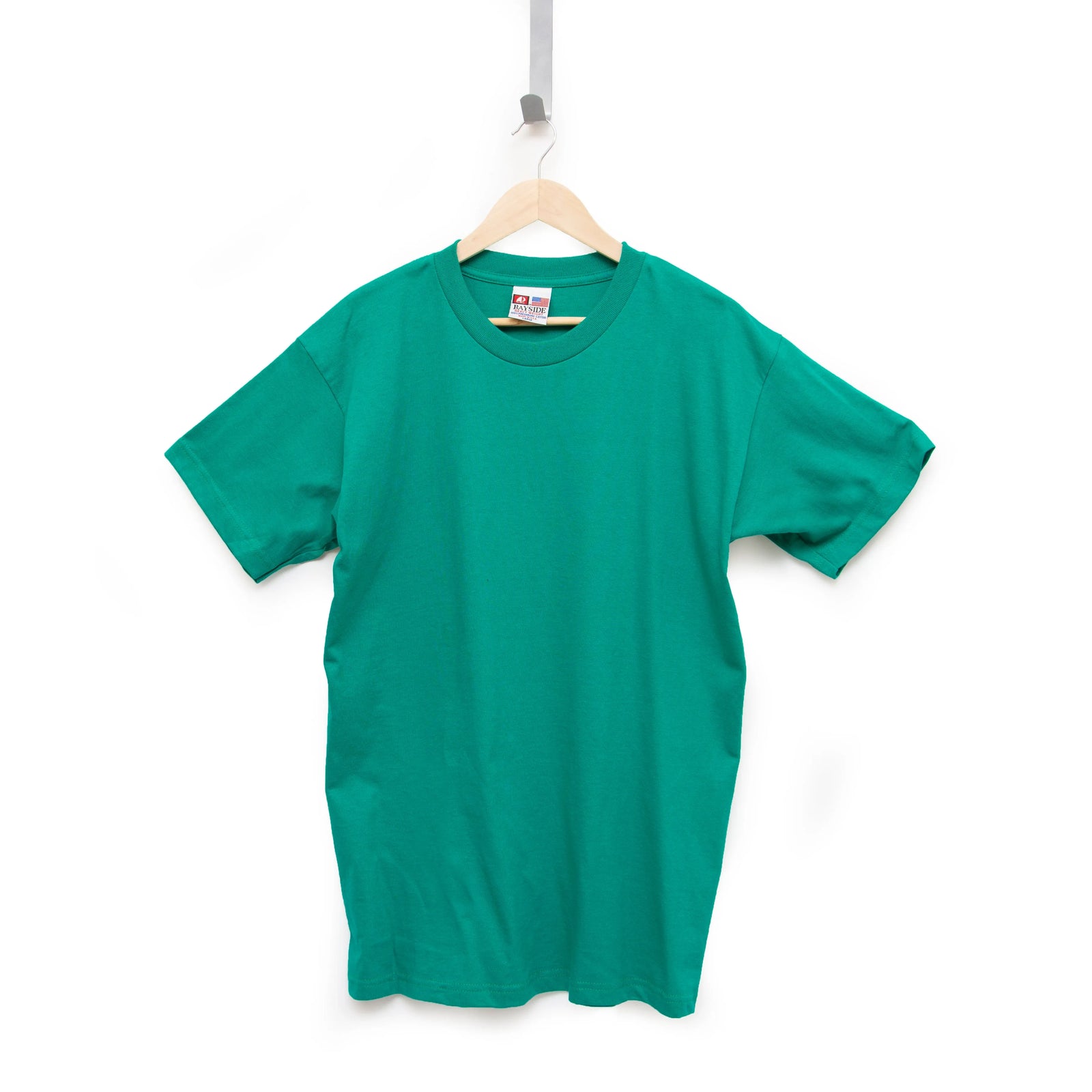 Bold Colored Heavyweight 100% Cotton T-Shirt - Made in USA Bayside