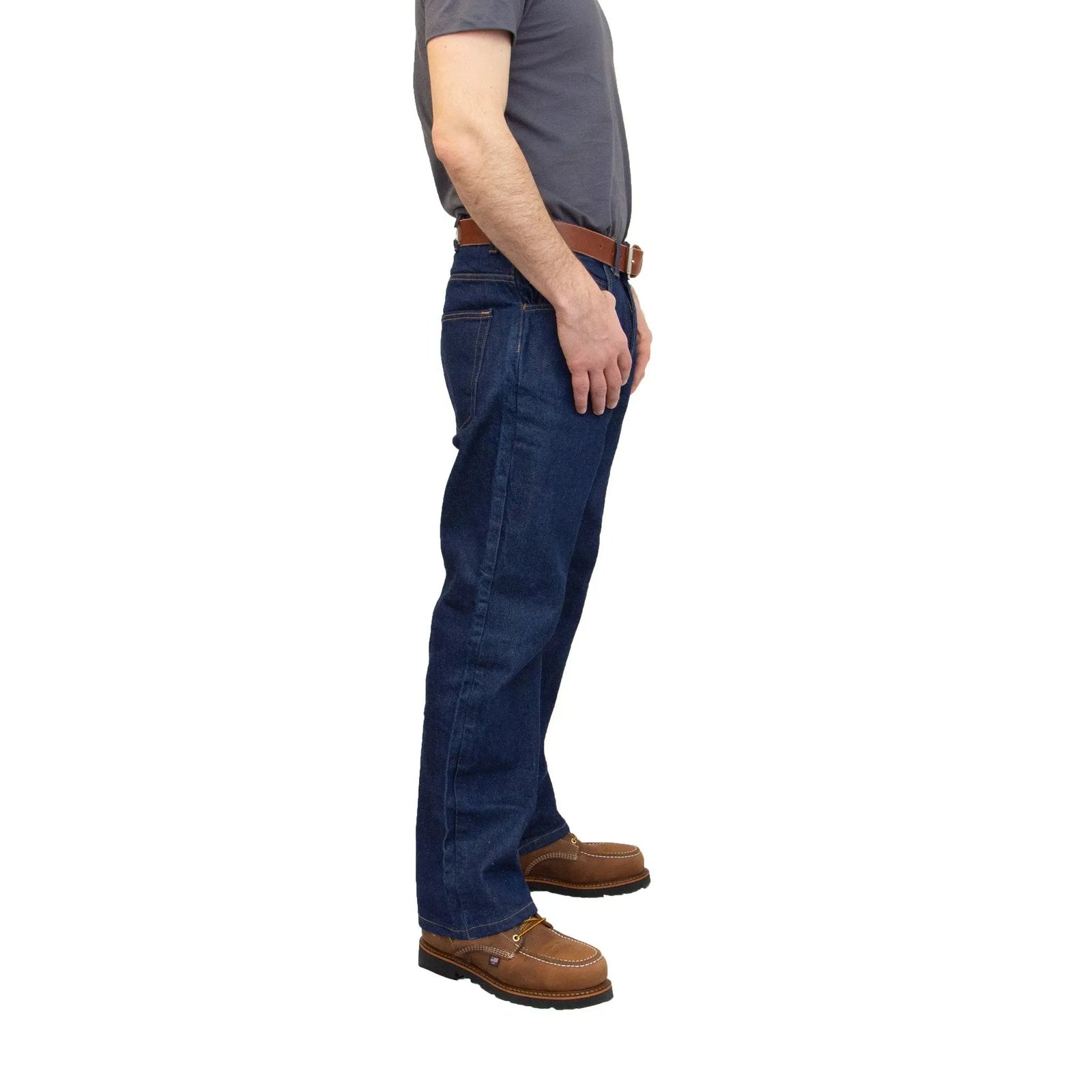 Discontinued Sizes - AA701D - Men's Boot Cut Jean with Gusset - Dark Stonewash All American Clothing Co.