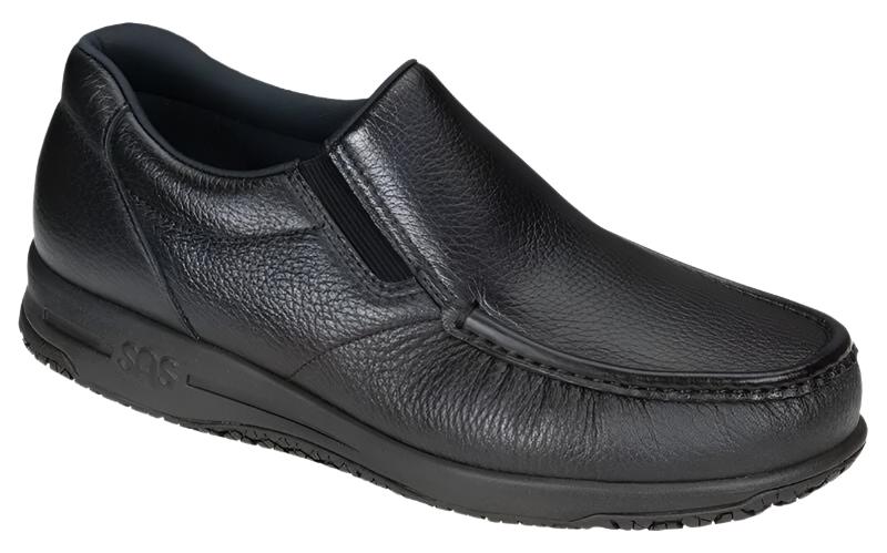 SAS Mens Black Navigator Non Slip Loafer San Antonio Shoes