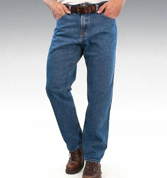 SECONDS - SECAA101L - Men's Original Jean - Medium Stonewash - Made in USA All American Clothing Co.