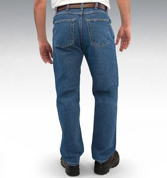 SECONDS - SECAA101L - Men's Original Jean - Medium Stonewash - Made in USA All American Clothing Co.