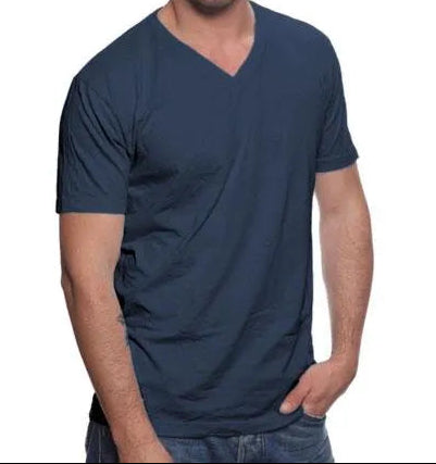 Short Sleeve V-Neck T-Shirt Royal Apparel