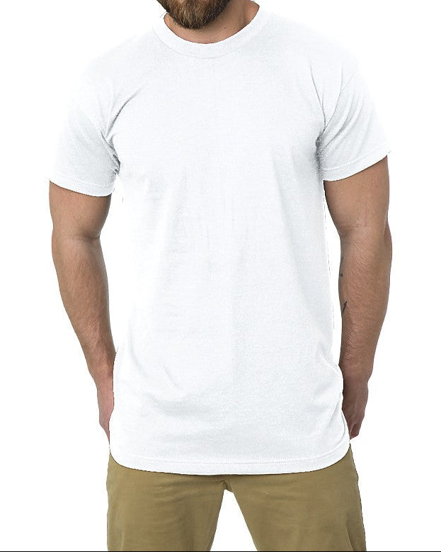 Tall Heavyweight 100% Cotton T-Shirts - Made in USA Bayside