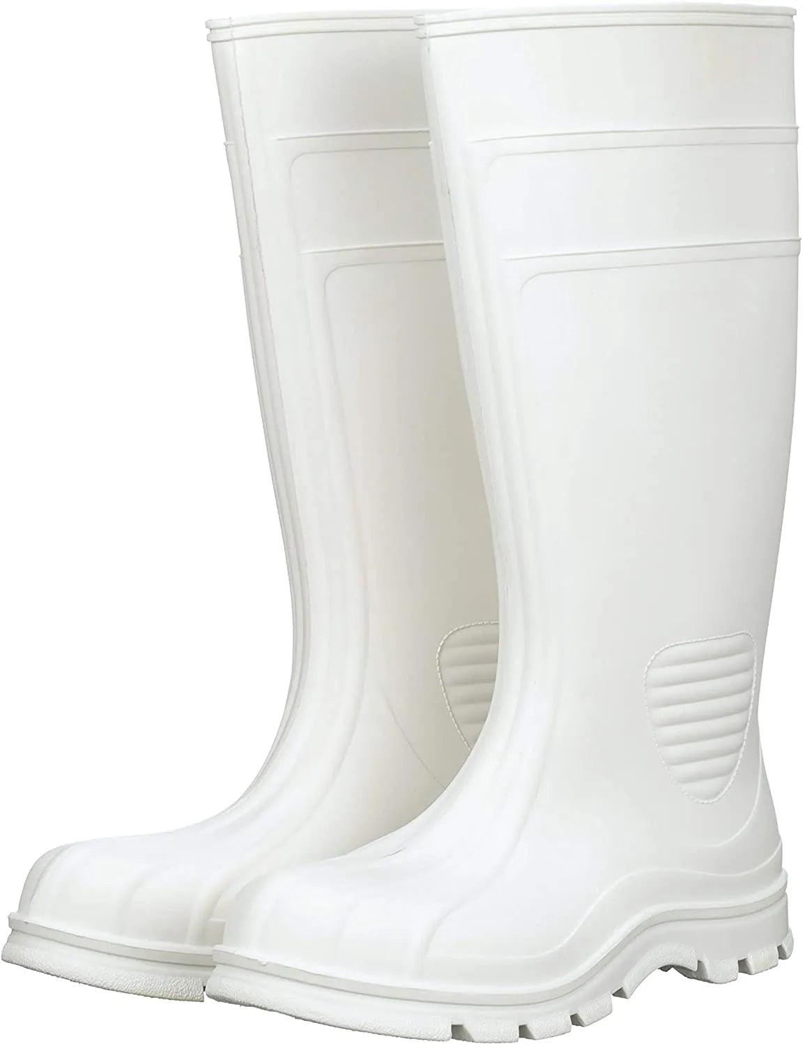 White Steel Toe Chemical Resistant Rubber Boots Heartland Footwear