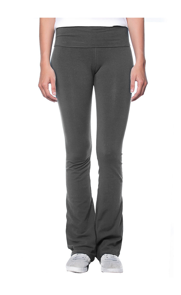 Womens Cotton Spandex Yoga Pant