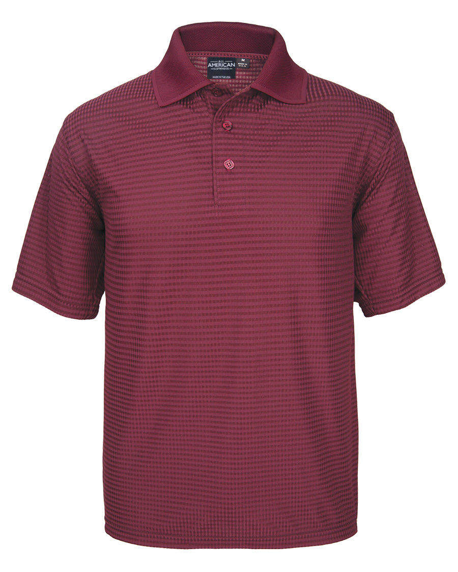 Men’s Drop-Needle Stretch Polo Shirt