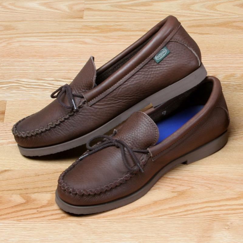 Men's Classic Rubber Sole Cowhide Loafers