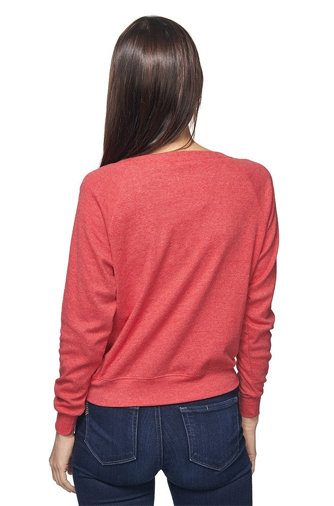 Triblend Long Sleeve Raglan Pullover