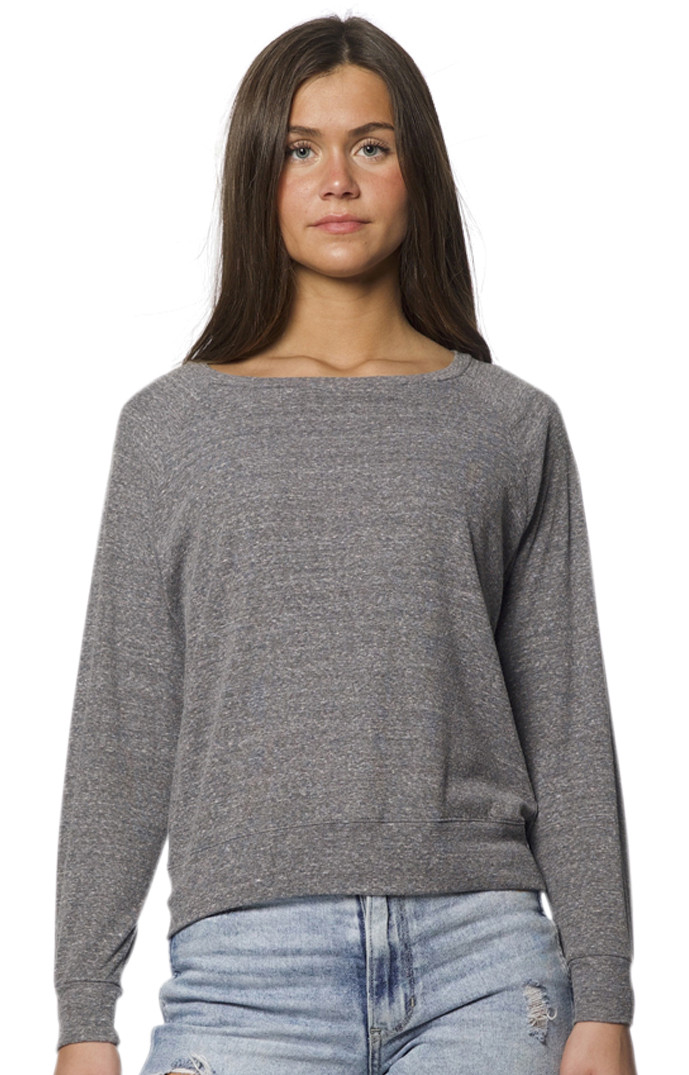 Triblend Long Sleeve Raglan Pullover