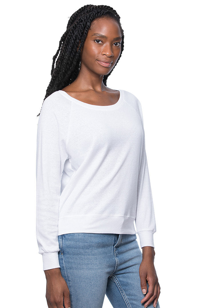 Triblend Long Sleeve Raglan Pullover