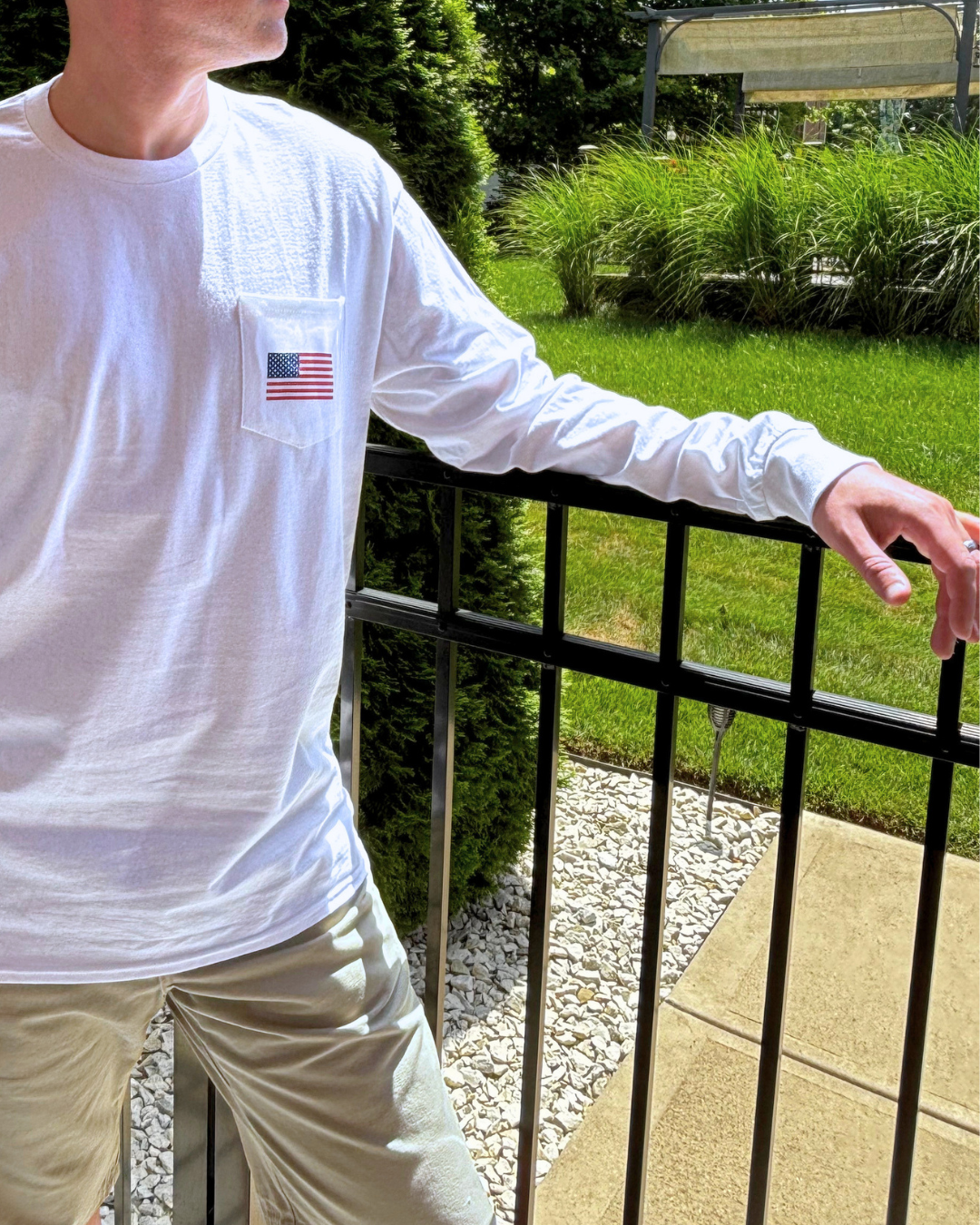 Heavyweight 250 Years of Freedom Long Sleeve Pocket T-Shirt