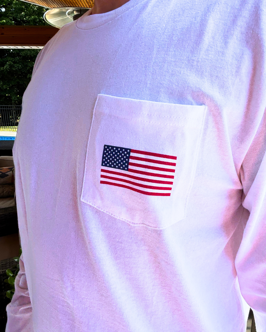 Heavyweight 250 Years of Freedom Long Sleeve Pocket T-Shirt