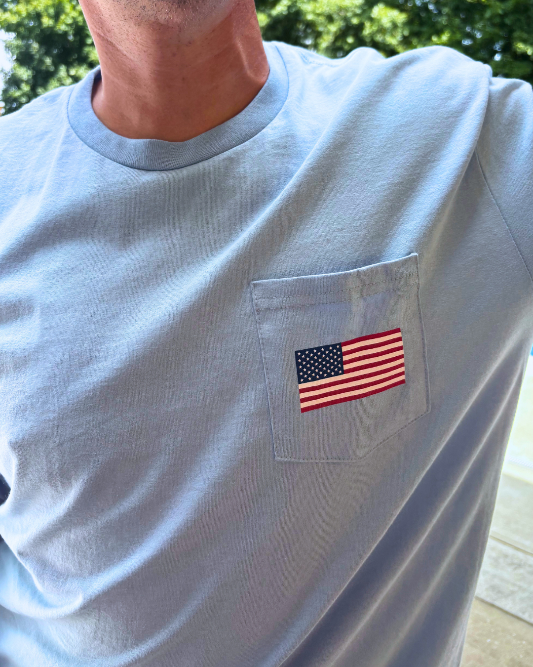 Heavyweight 250 Years of Freedom Long Sleeve Pocket T-Shirt