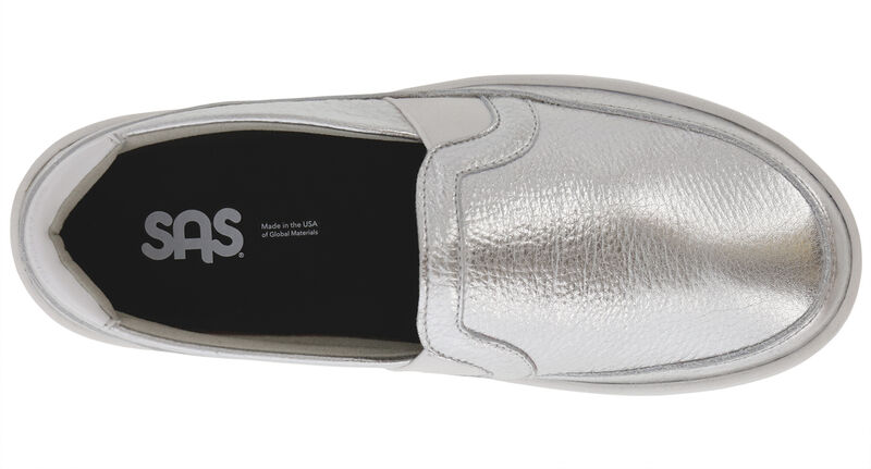 Women's Silver Slip-On Sneaker