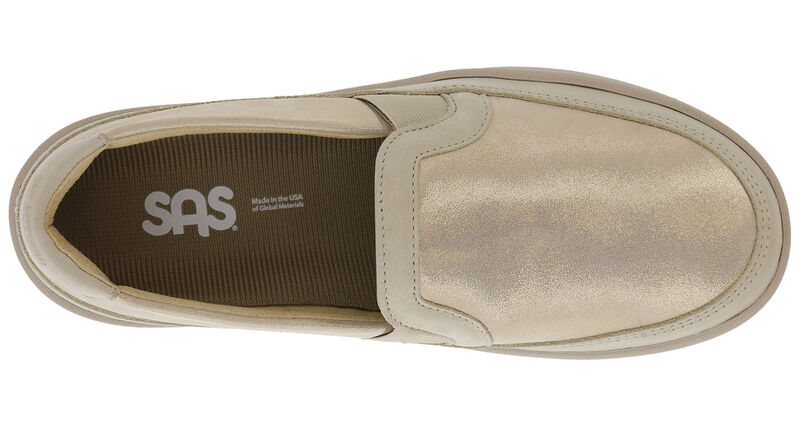 Women's Gold Slip-On Sneaker