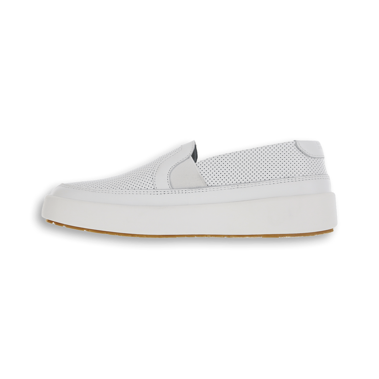 Women's White Slip-On Sneaker
