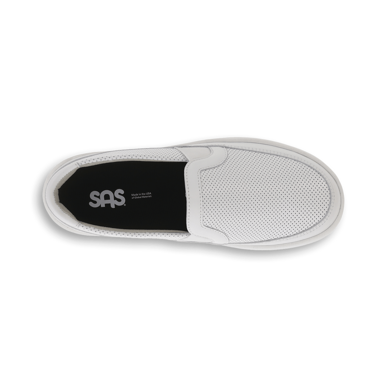 Women's White Slip-On Sneaker