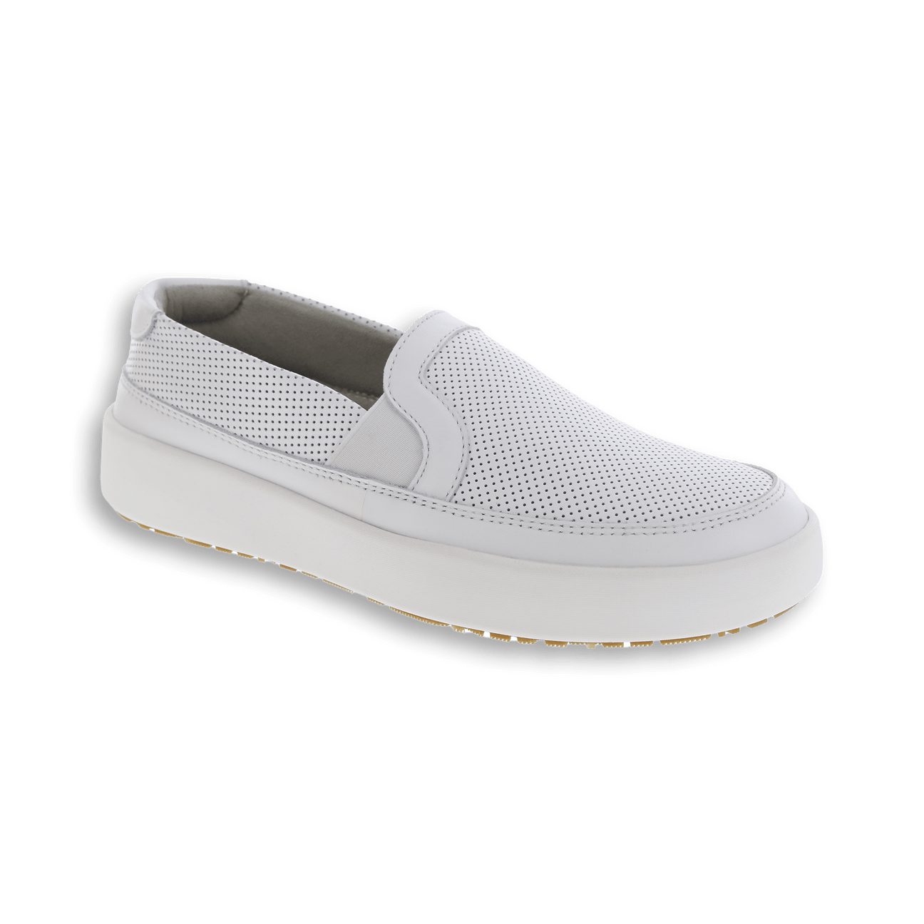 Women's White Slip-On Sneaker