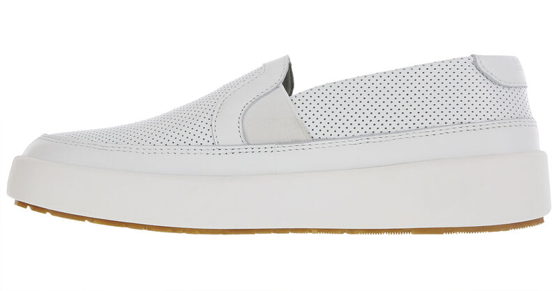 Women's White Slip-On Sneaker