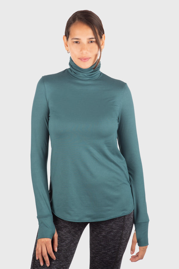 SoftTECH™ HEATR® Tunic - Blue Green