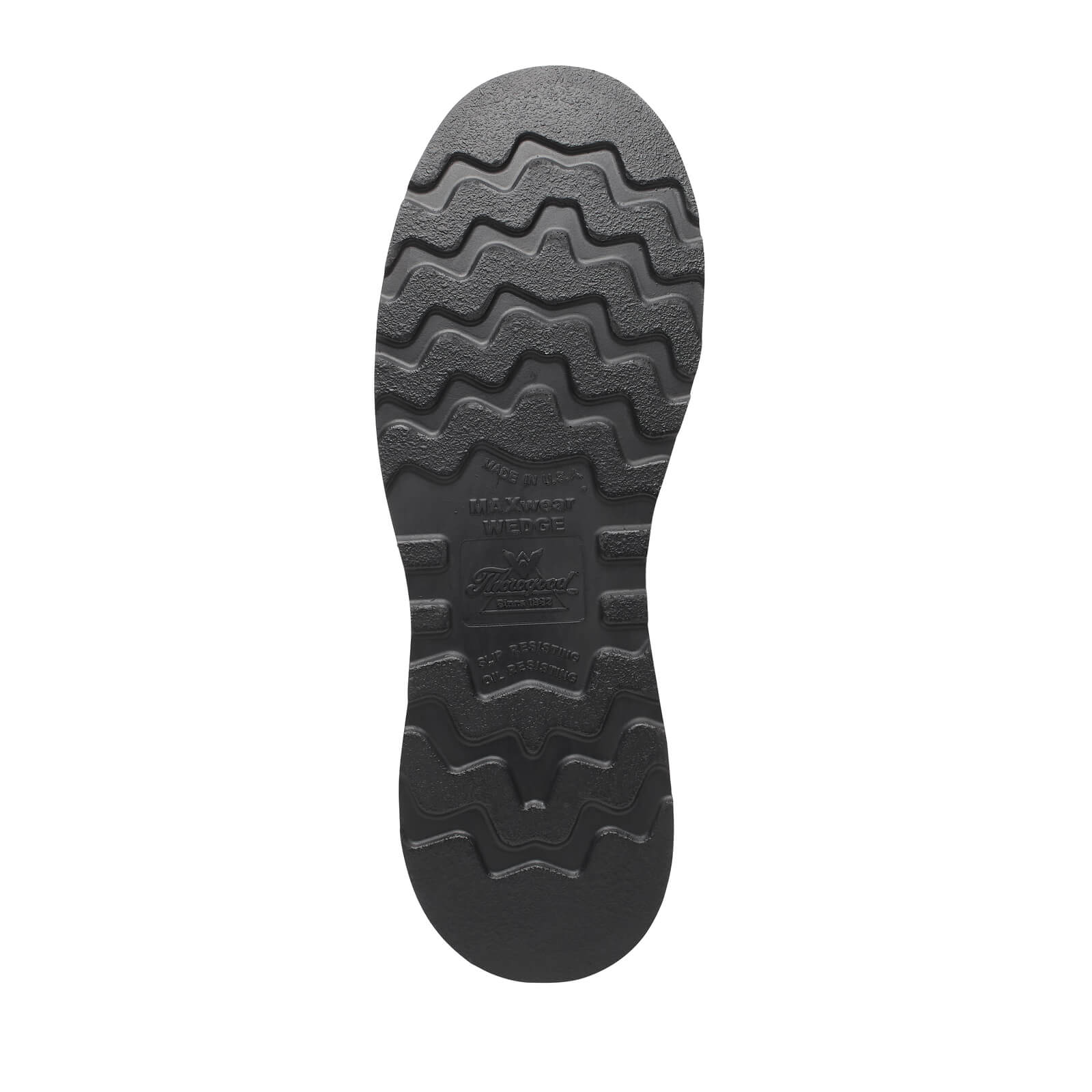 1957 Series 8" Crazy Horse Steel Toe Work Boot With Black Wedge