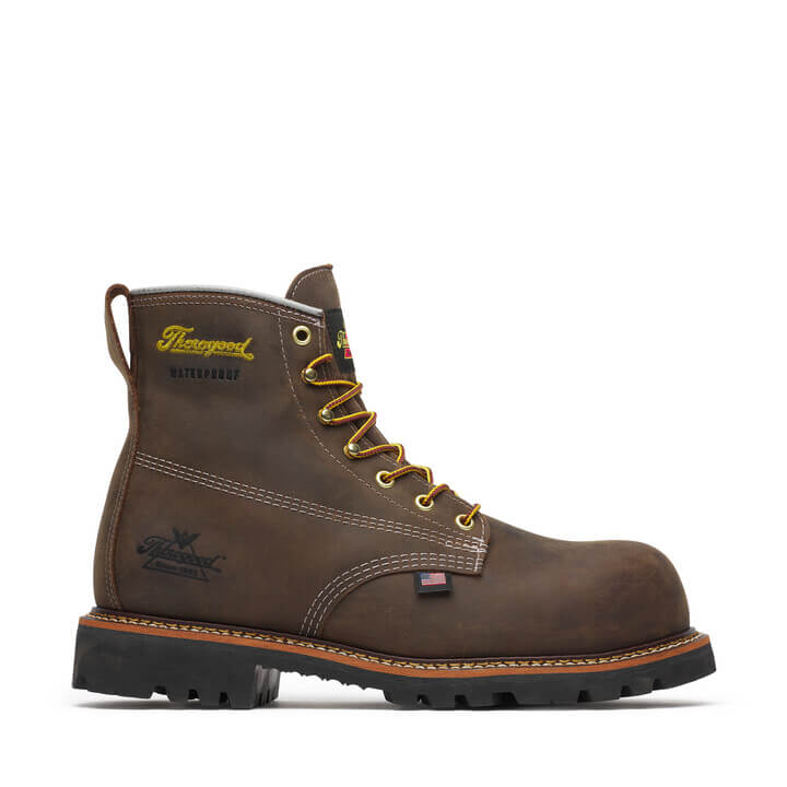 American Legacy Series 6” Crazyhorse Nano Toe Waterproof Work Boot