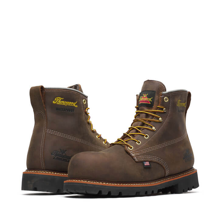 American Legacy Series 6” Crazyhorse Nano Toe Waterproof Work Boot