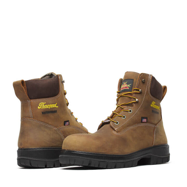 Genesis Series 6″ Chestnut Safety Toe Waterproof Work Boot