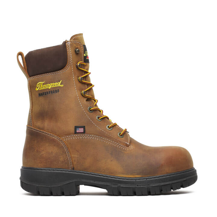 Genesis Series 8″ Chestnut Safety Toe Waterproof Insulated Work Boot