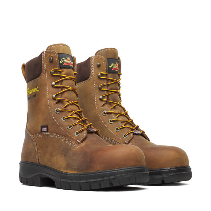 Genesis Series 8″ Chestnut Safety Toe Waterproof Insulated Work Boot