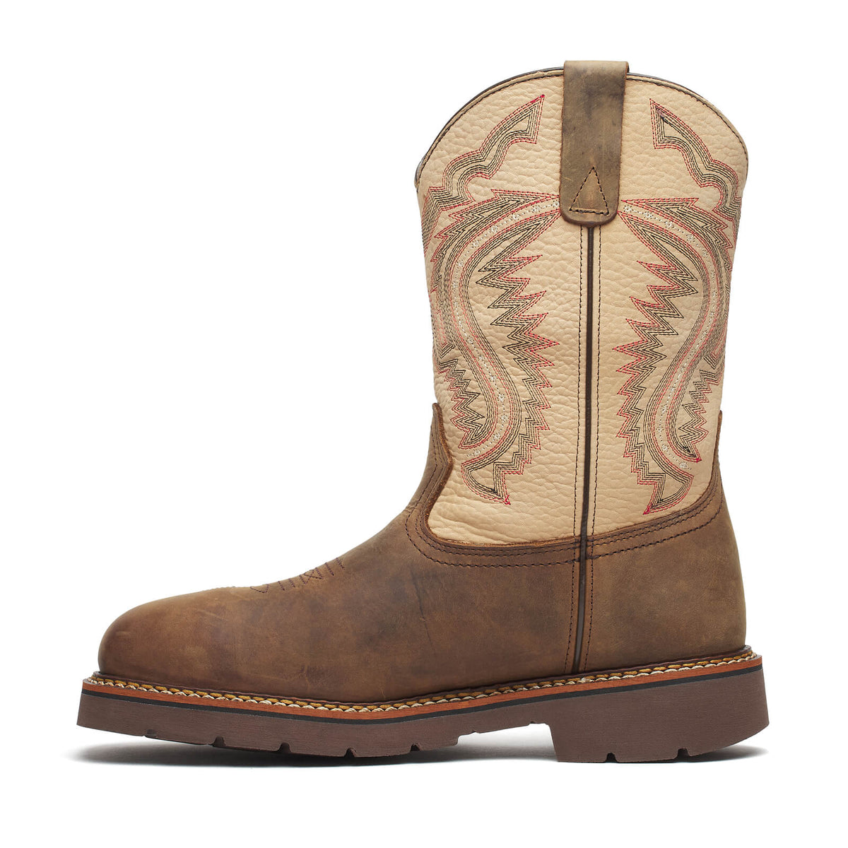 Western Work Series 11" Waterproof Crazy Horse/Rawhide Nano Composite Safety Toe Work Boot