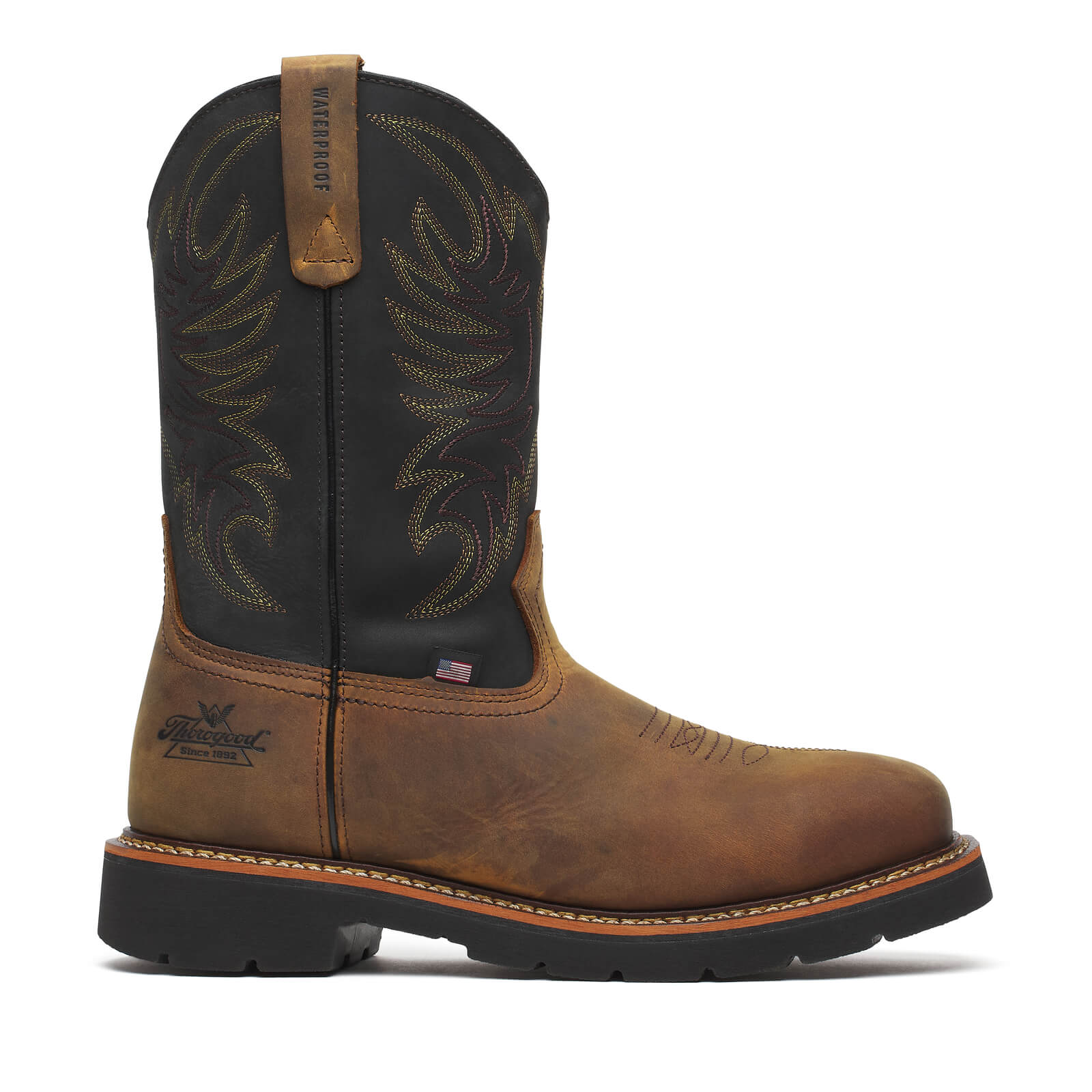 Western Work Series Square Toe Wellington 11" Waterproof Safety Toe Boot